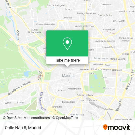 Calle Nao 8 map