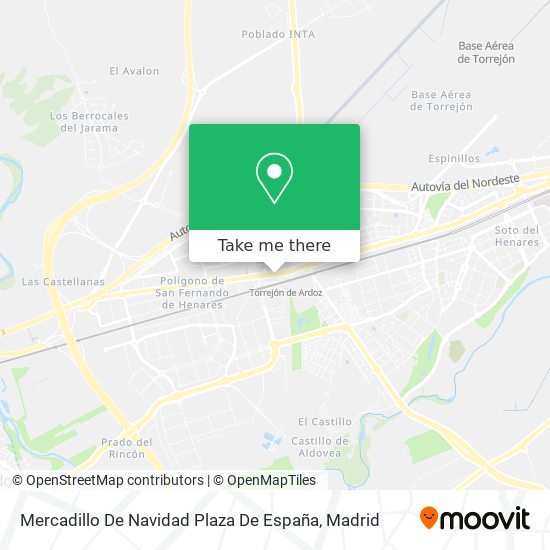 Mercadillo De Navidad Plaza De España map