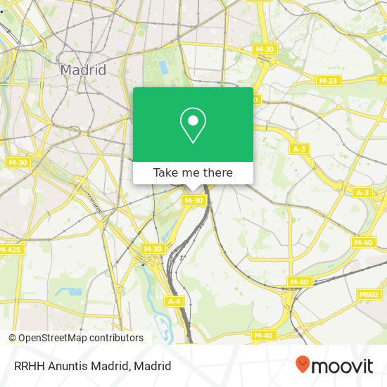 RRHH Anuntis Madrid map