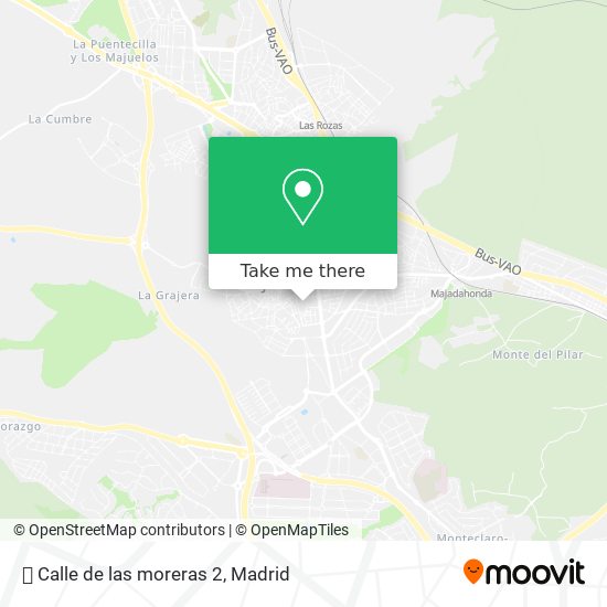 ⛉ Calle de las moreras 2 map