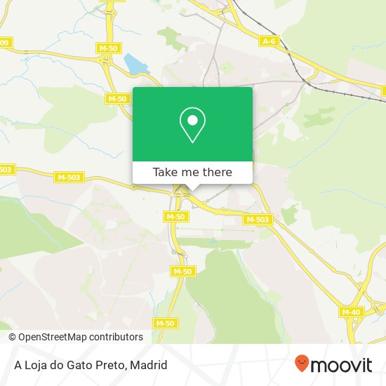 A Loja do Gato Preto map