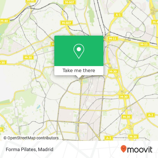 Forma Pilates map