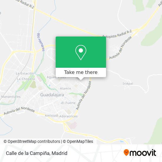 Calle de la Campiña map