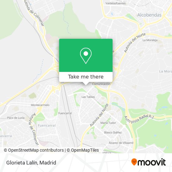 Glorieta Lalín map