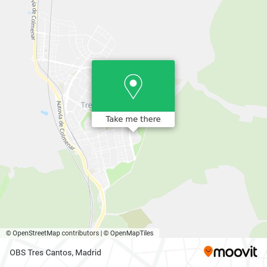 OBS Tres Cantos map