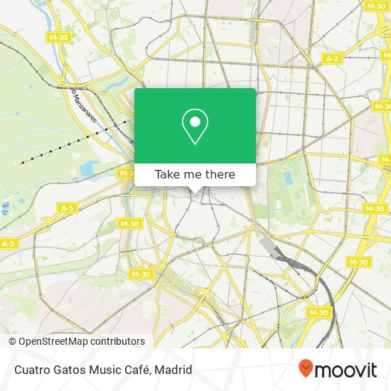Cuatro Gatos Music Café map