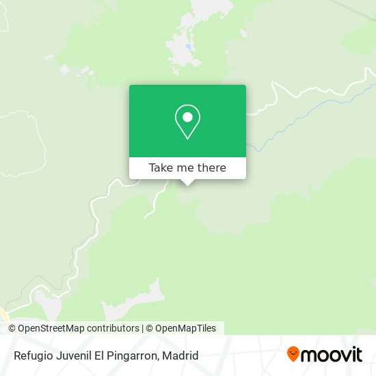 Refugio Juvenil El Pingarron map