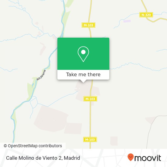 mapa Calle Molino de Viento 2