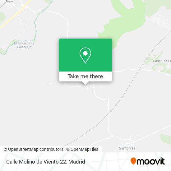 mapa Calle Molino de Viento 22