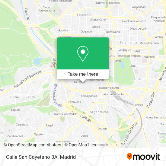 Calle San Cayetano 3A map
