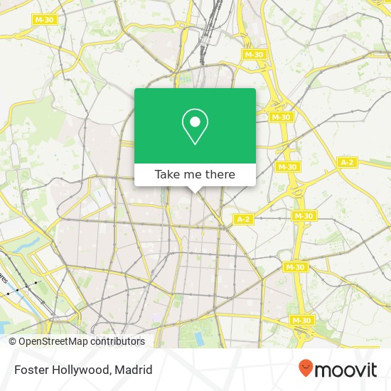 Foster Hollywood map