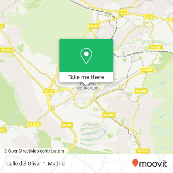 Calle del Olivar 1 map