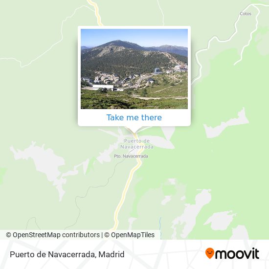 Puerto de Navacerrada map