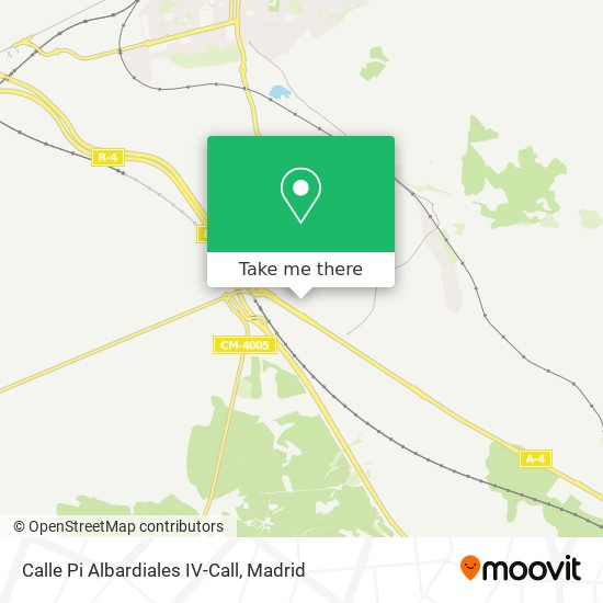 Calle Pi Albardiales IV-Call map