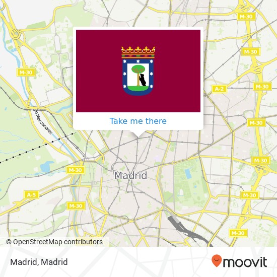 mapa Madrid