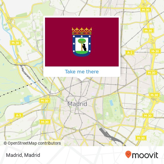 Madrid map