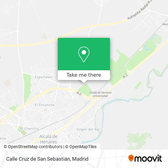 Calle Cruz de San Sebastián map