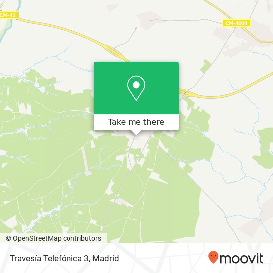 Travesía Telefónica 3 map