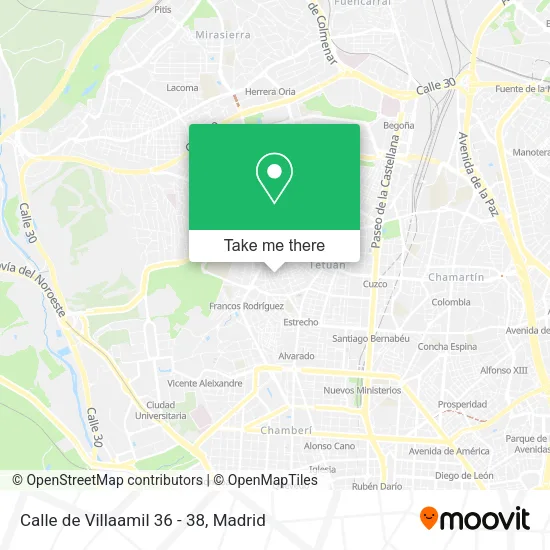 Calle de Villaamil 36 - 38 map
