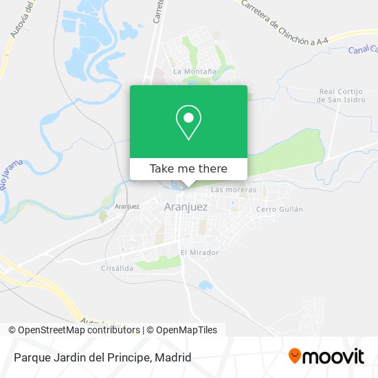 Parque Jardin del Principe map