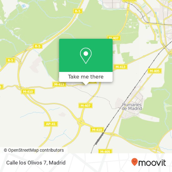 Calle los Olivos 7 map