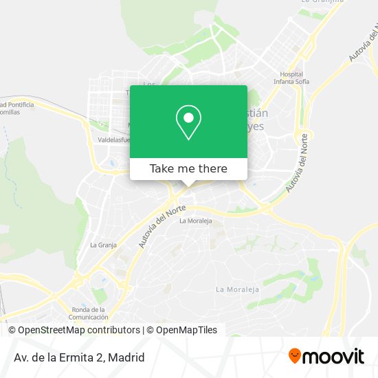 mapa Av. de la Ermita 2