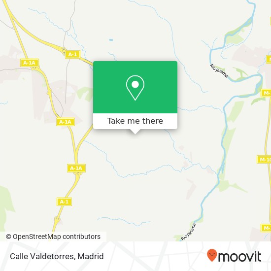 mapa Calle Valdetorres