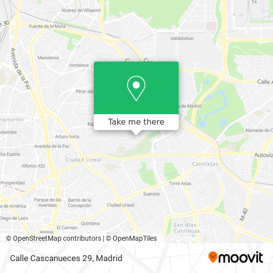 mapa Calle Cascanueces 29