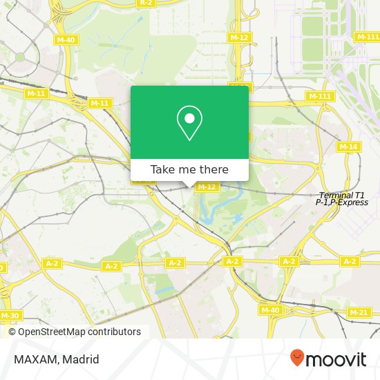 MAXAM map