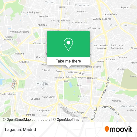 Lagasca map