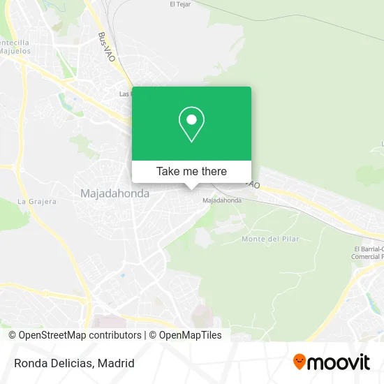 Ronda Delicias map