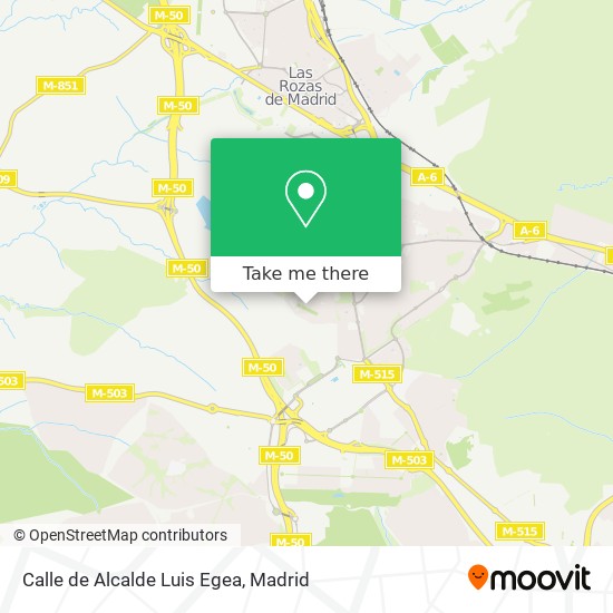 Calle de Alcalde Luis Egea map