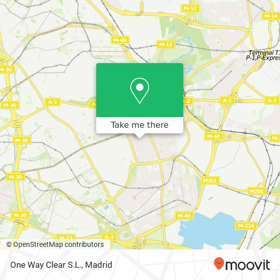 mapa One Way Clear S.L.