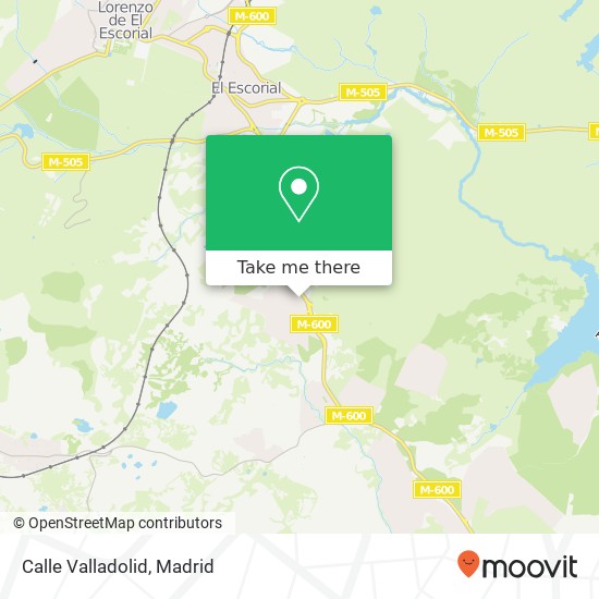 Calle Valladolid map