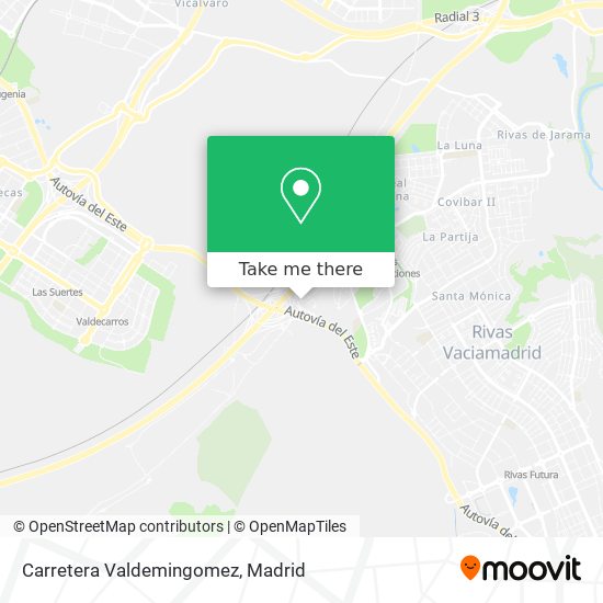 Carretera Valdemingomez map