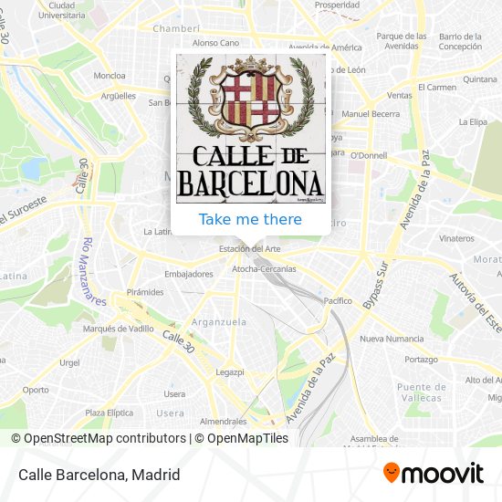 Calle Barcelona map