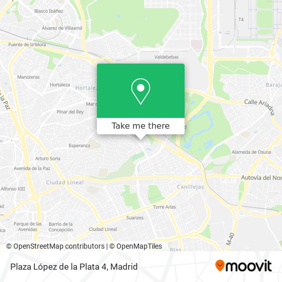 mapa Plaza López de la Plata 4