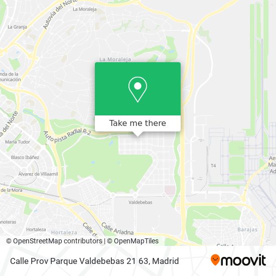Calle Prov Parque Valdebebas 21 63 map