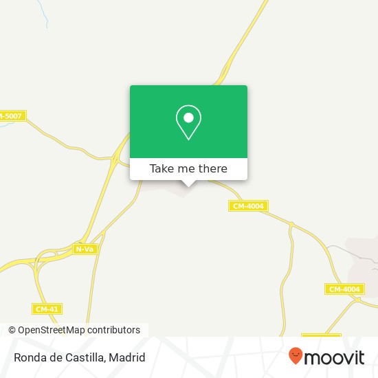 mapa Ronda de Castilla