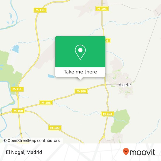 El Nogal map