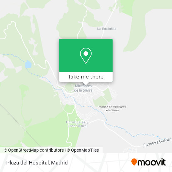 Plaza del Hospital map