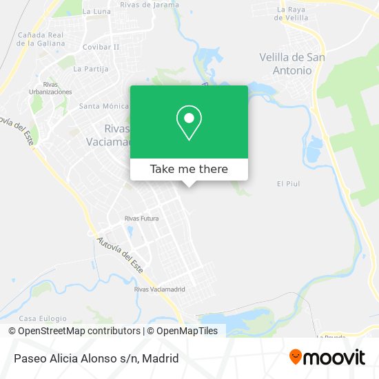 Paseo Alicia Alonso s/n map
