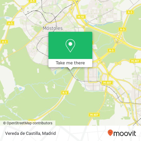 Vereda de Castilla map