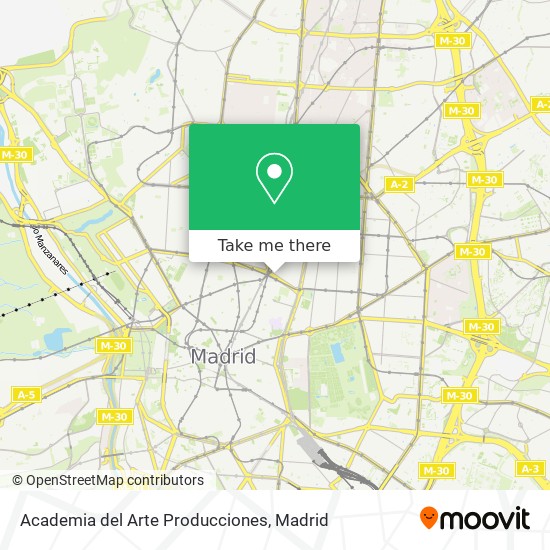 Academia del Arte Producciones map