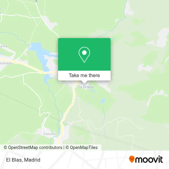 El Blas map