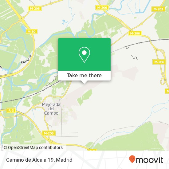 mapa Camino de Alcala 19