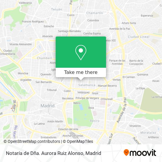 Notaría de Dña. Aurora Ruiz Alonso map