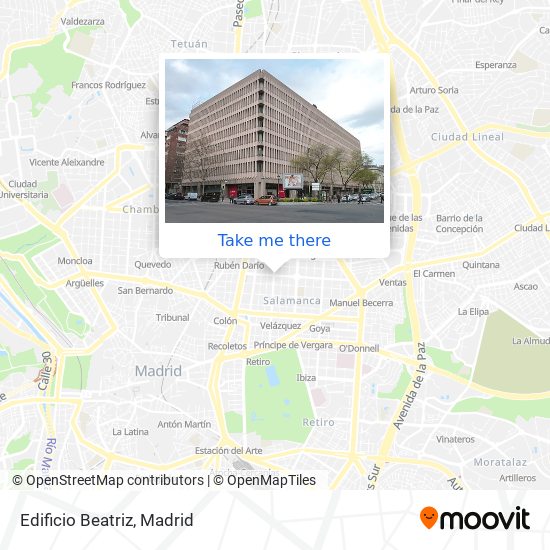 mapa Edificio Beatriz