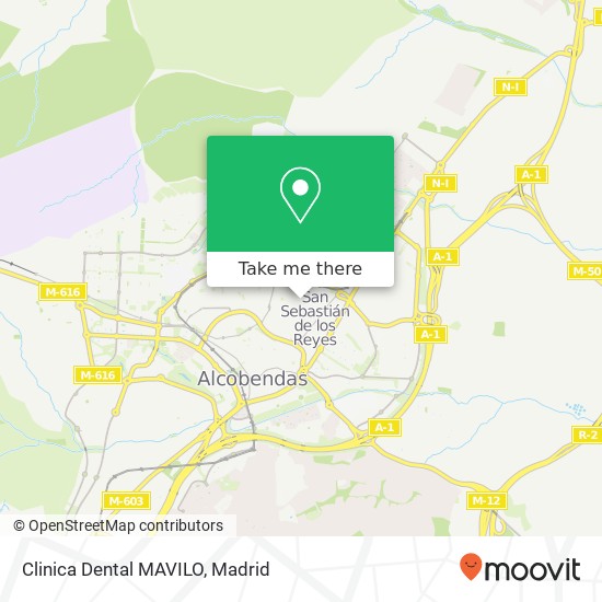 Clinica Dental MAVILO map