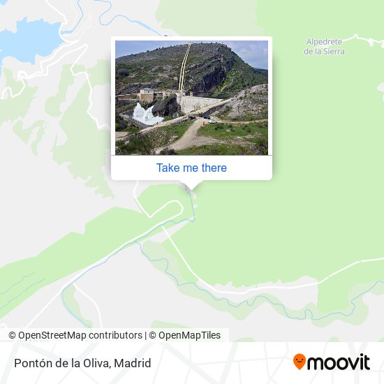 mapa Pontón de la Oliva